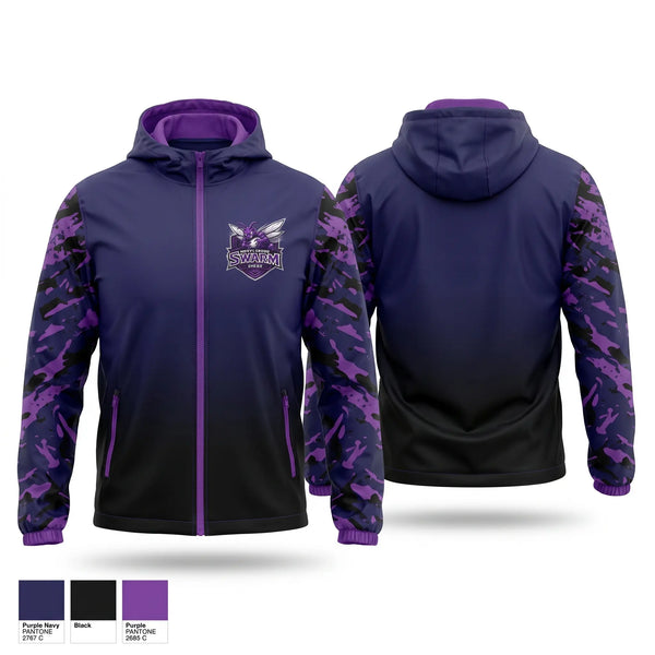 Windbreaker, North Shore Swarm Rugby, Rugby, Teamtime, Team time, sublimation, custom sports apparel, team uniforms, spirit wear, spiritwear, sports uniforms, custom shirts, team store, custom team store, fundraiser sports, apparel fundraiser