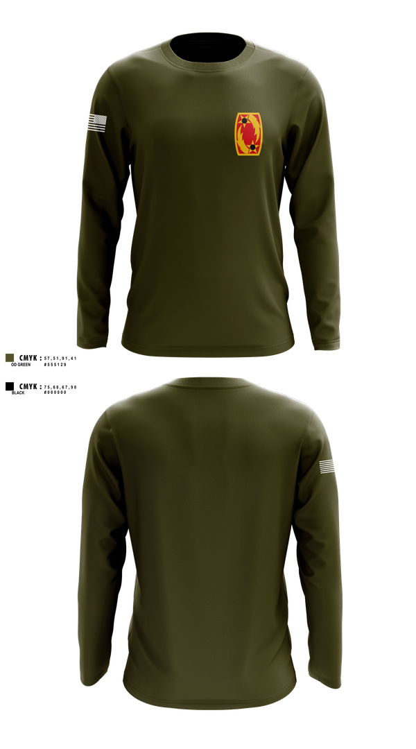 Long Sleeve Performance Shirt, 69th ADA, Army, Teamtime, Team time, sublimation, custom sports apparel, team uniforms, spirit wear, spiritwear, sports uniforms, custom shirts, team store, custom team store, fundraiser sports, apparel fundraiser