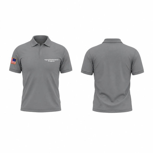 Short Sleeve Performance Polo, Agent Maintenance Program, Police, Teamtime, Team time, sublimation, custom sports apparel, team uniforms, spirit wear, spiritwear, sports uniforms, custom shirts, team store, custom team store, fundraiser sports, apparel fundraiser