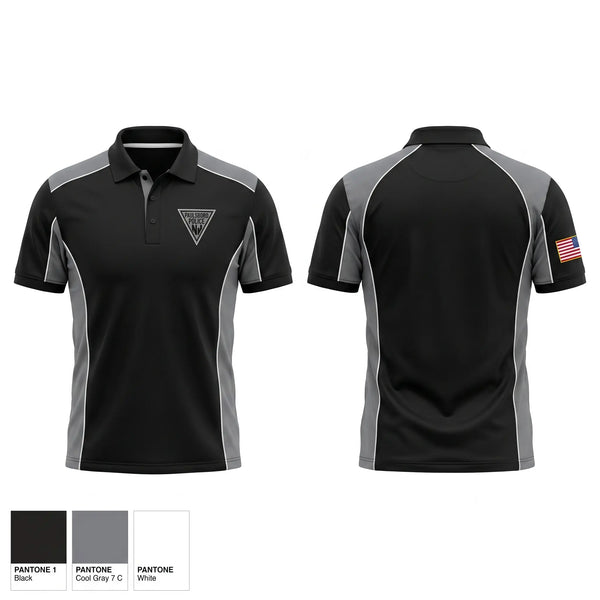 Short Sleeve Performance Polo, Paulsboro Police Department, Police, Teamtime, Team time, sublimation, custom sports apparel, team uniforms, spirit wear, spiritwear, sports uniforms, custom shirts, team store, custom team store, fundraiser sports, apparel fundraiser