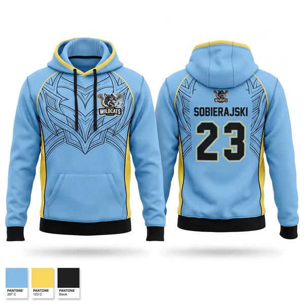 Hoodie, Wildcats, Women's Lacrosse, Teamtime, Team time, sublimation, custom sports apparel, team uniforms, spirit wear, spiritwear, sports uniforms, custom shirts, team store, custom team store, fundraiser sports, apparel fundraiser