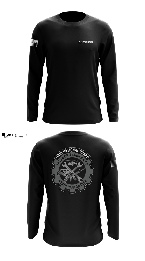 Long Sleeve Performance Shirt, FMS 6, National Guard, Teamtime, Team time, sublimation, custom sports apparel, team uniforms, spirit wear, spiritwear, sports uniforms, custom shirts, team store, custom team store, fundraiser sports, apparel fundraiser