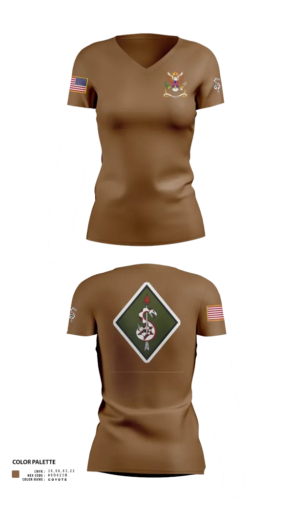 Womens Short Sleeve Vneck Shirt, , National Guard, Teamtime, Team time, sublimation, custom sports apparel, team uniforms, spirit wear, spiritwear, sports uniforms, custom shirts, team store, custom team store, fundraiser sports, apparel fundraiser