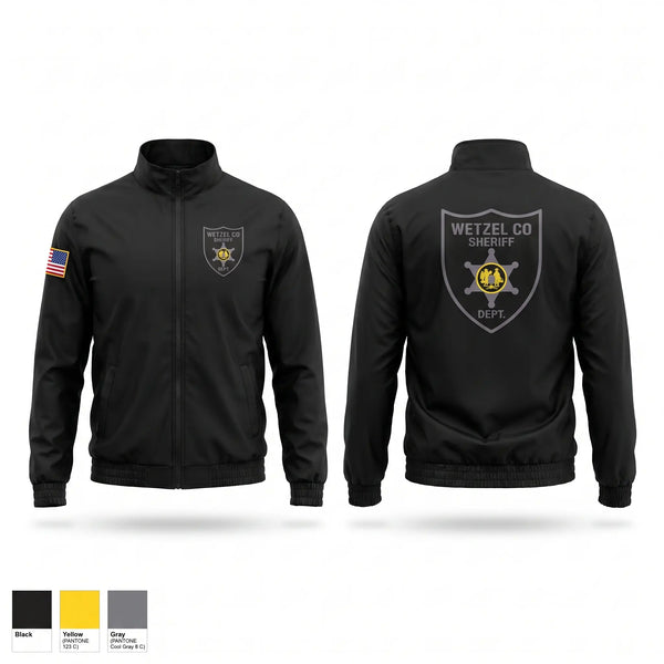 Windbreaker, Wetzel County Sheriffs Office, Police, Teamtime, Team time, sublimation, custom sports apparel, team uniforms, spirit wear, spiritwear, sports uniforms, custom shirts, team store, custom team store, fundraiser sports, apparel fundraiser