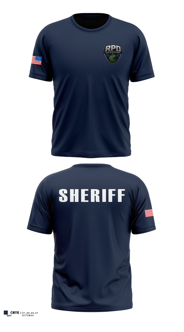 Short Sleeve Performance Shirt, Rayne Police Department, Police, Teamtime, Team time, sublimation, custom sports apparel, team uniforms, spirit wear, spiritwear, sports uniforms, custom shirts, team store, custom team store, fundraiser sports, apparel fundraiser
