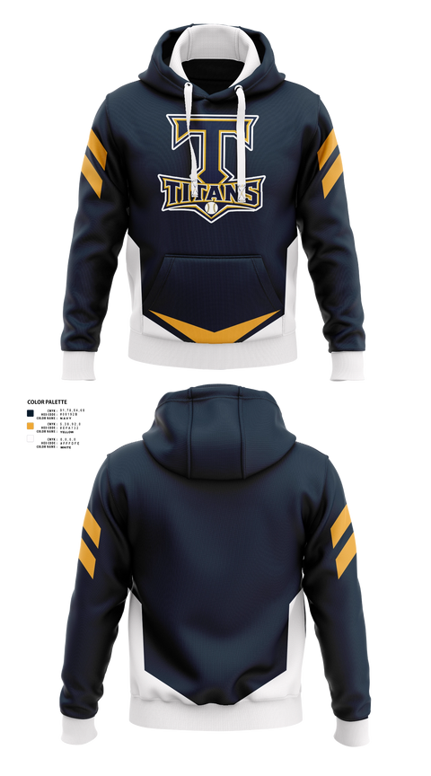 Hoodie, Titans, Baseball, Teamtime, Team time, sublimation, custom sports apparel, team uniforms, spirit wear, spiritwear, sports uniforms, custom shirts, team store, custom team store, fundraiser sports, apparel fundraiser