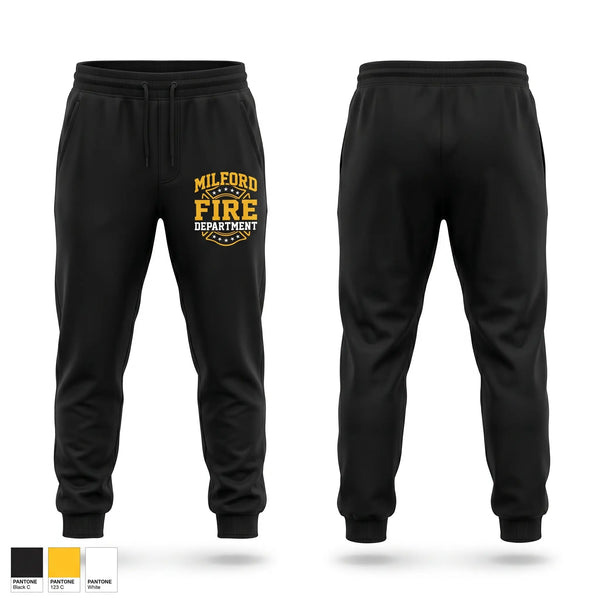 Sweatpants, Milford fire department, Fire Department, Teamtime, Team time, sublimation, custom sports apparel, team uniforms, spirit wear, spiritwear, sports uniforms, custom shirts, team store, custom team store, fundraiser sports, apparel fundraiser