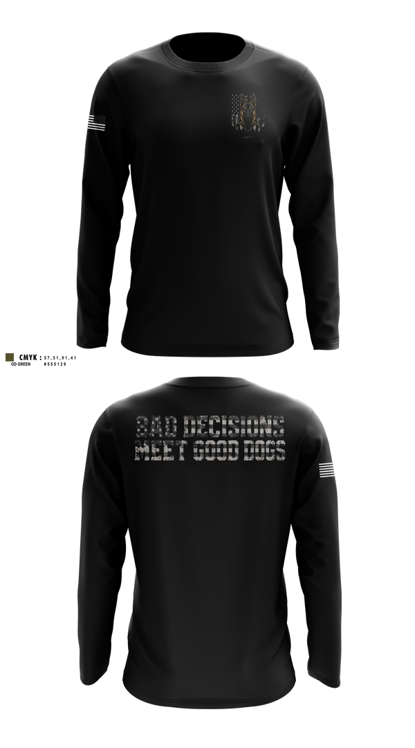 Long Sleeve Performance Shirt, Manheim Township K9 Foundation, Police, Teamtime, Team time, sublimation, custom sports apparel, team uniforms, spirit wear, spiritwear, sports uniforms, custom shirts, team store, custom team store, fundraiser sports, apparel fundraiser