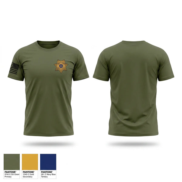 Old School Cotton Feel Shirt, Liberty County Sheriff’s Office, Police, Teamtime, Team time, sublimation, custom sports apparel, team uniforms, spirit wear, spiritwear, sports uniforms, custom shirts, team store, custom team store, fundraiser sports, apparel fundraiser