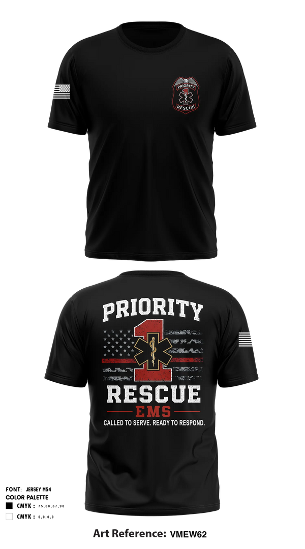 Old School Cotton Shirt, Priority 1 Rescue, EMS/EMT, Teamtime, Team time, sublimation, custom sports apparel, team uniforms, spirit wear, spiritwear, sports uniforms, custom shirts, team store, custom team store, fundraiser sports, apparel fundraiser