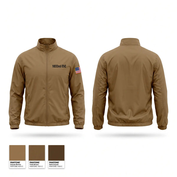 Windbreaker, 1033rd ESC, Army, Teamtime, Team time, sublimation, custom sports apparel, team uniforms, spirit wear, spiritwear, sports uniforms, custom shirts, team store, custom team store, fundraiser sports, apparel fundraiser