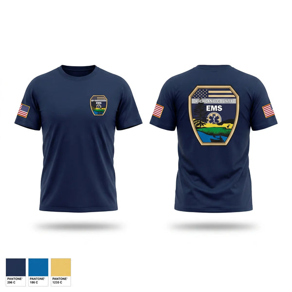 Old School Cotton Feel Shirt, RC EMS, EMS/EMT, Teamtime, Team time, sublimation, custom sports apparel, team uniforms, spirit wear, spiritwear, sports uniforms, custom shirts, team store, custom team store, fundraiser sports, apparel fundraiser