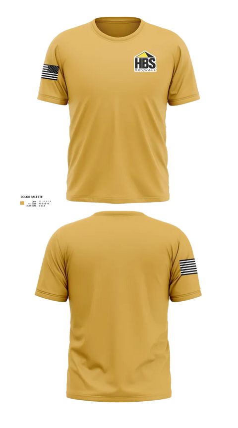 Old School Cotton Feel Shirt, HBS Drywall, LLC, , Teamtime, Team time, sublimation, custom sports apparel, team uniforms, spirit wear, spiritwear, sports uniforms, custom shirts, team store, custom team store, fundraiser sports, apparel fundraiser