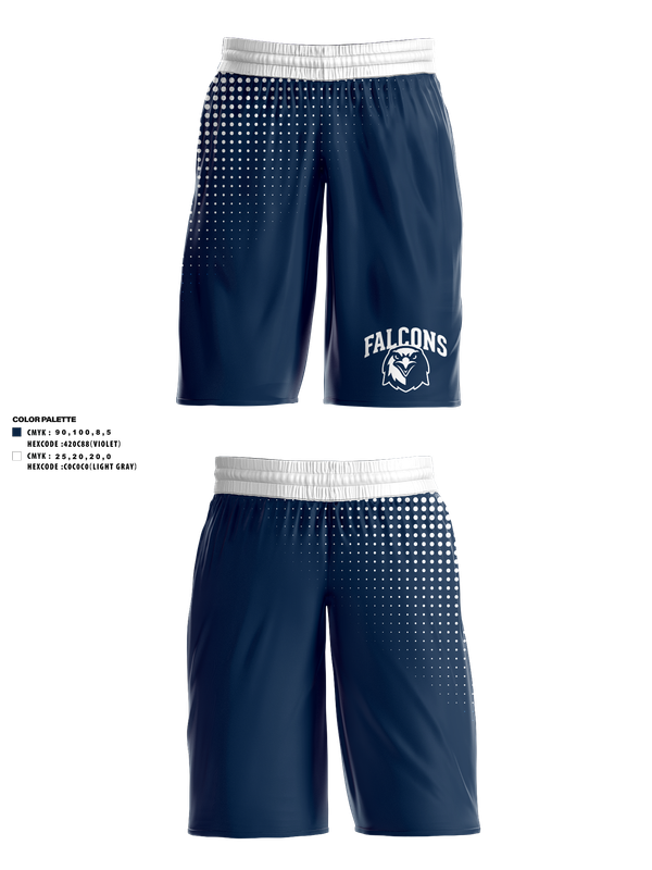 Womens Basketball Shorts, Frontier School of Excellence Basketball, Men's Basketball, Teamtime, Team time, sublimation, custom sports apparel, team uniforms, spirit wear, spiritwear, sports uniforms, custom shirts, team store, custom team store, fundraiser sports, apparel fundraiser