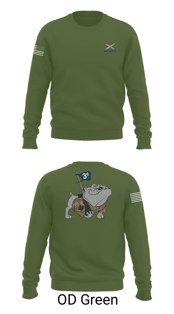 Crew Neck Sweatshirt, 3ID divarty, Army, Teamtime, Team time, sublimation, custom sports apparel, team uniforms, spirit wear, spiritwear, sports uniforms, custom shirts, team store, custom team store, fundraiser sports, apparel fundraiser