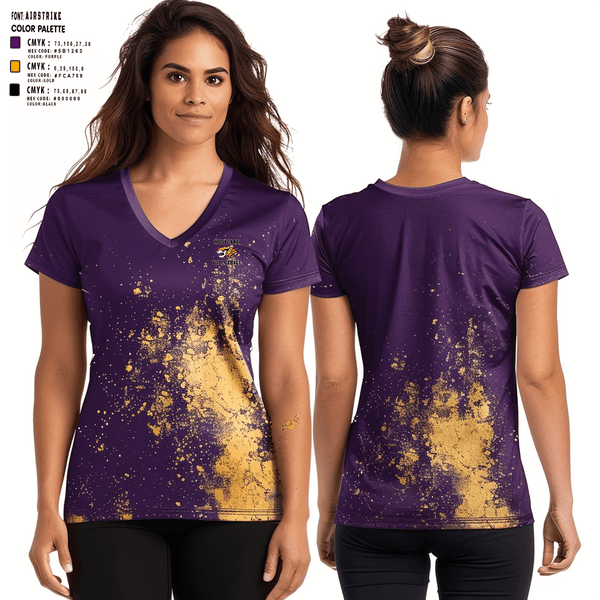 Women's Short Sleeve Vneck Shirt, Westgate High School Volleyball, Women's Volleyball, Teamtime, Team time, sublimation, custom sports apparel, team uniforms, spirit wear, spiritwear, sports uniforms, custom shirts, team store, custom team store, fundraiser sports, apparel fundraiser