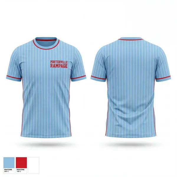 Short Sleeve Performance Shirt, Porterville Rampage, Softball, Teamtime, Team time, sublimation, custom sports apparel, team uniforms, spirit wear, spiritwear, sports uniforms, custom shirts, team store, custom team store, fundraiser sports, apparel fundraiser