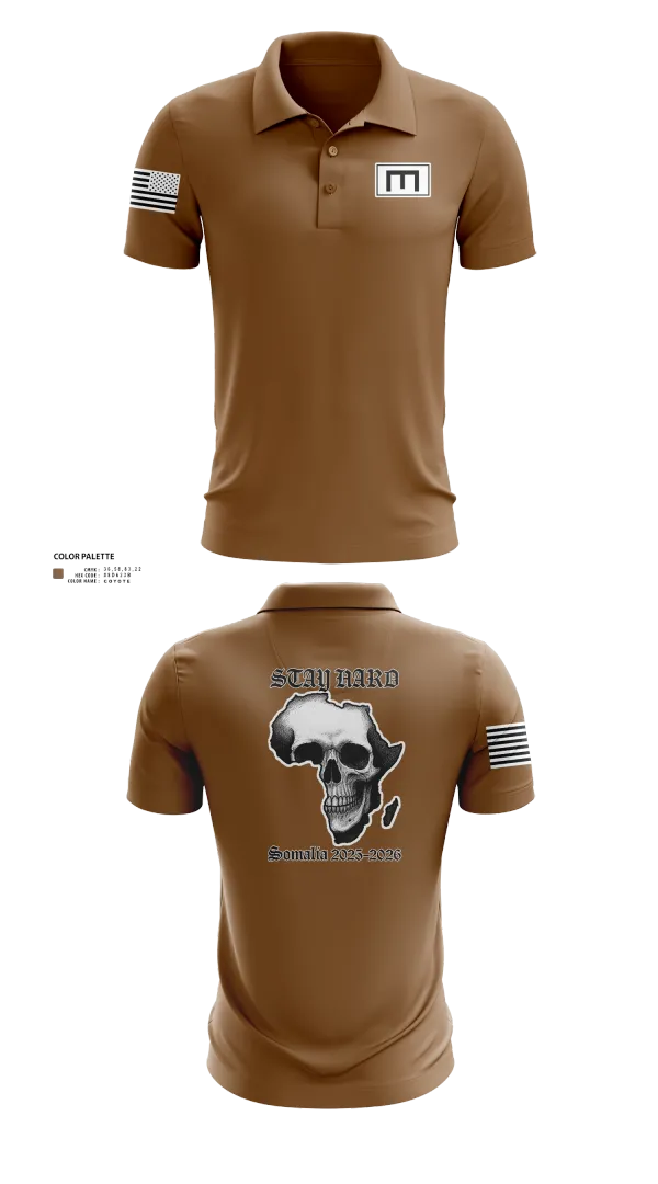 Short Sleeve Performance Polo, 180th ESC, Army, Teamtime, Team time, sublimation, custom sports apparel, team uniforms, spirit wear, spiritwear, sports uniforms, custom shirts, team store, custom team store, fundraiser sports, apparel fundraiser