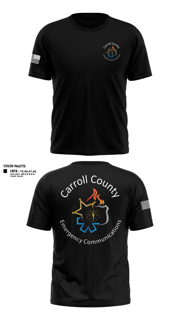 Short Sleeve Performance Shirt, Carroll County Emergency Communications, Police, Teamtime, Team time, sublimation, custom sports apparel, team uniforms, spirit wear, spiritwear, sports uniforms, custom shirts, team store, custom team store, fundraiser sports, apparel fundraiser