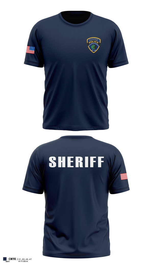 Short Sleeve Performance Shirt, Rayne Police Department, Police, Teamtime, Team time, sublimation, custom sports apparel, team uniforms, spirit wear, spiritwear, sports uniforms, custom shirts, team store, custom team store, fundraiser sports, apparel fundraiser