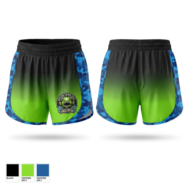 Womens Shorts, Austin Town Hall Anglerfish, Swimming, Teamtime, Team time, sublimation, custom sports apparel, team uniforms, spirit wear, spiritwear, sports uniforms, custom shirts, team store, custom team store, fundraiser sports, apparel fundraiser