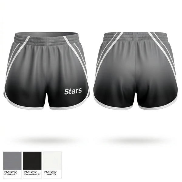 Womens Shorts, Stars, Softball, Teamtime, Team time, sublimation, custom sports apparel, team uniforms, spirit wear, spiritwear, sports uniforms, custom shirts, team store, custom team store, fundraiser sports, apparel fundraiser