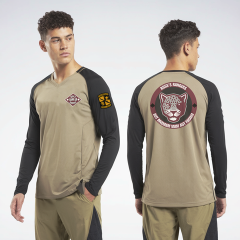 Long Sleeve Performance Shirt, Ross Rangers, Army, Teamtime, Team time, sublimation, custom sports apparel, team uniforms, spirit wear, spiritwear, sports uniforms, custom shirts, team store, custom team store, fundraiser sports, apparel fundraiser