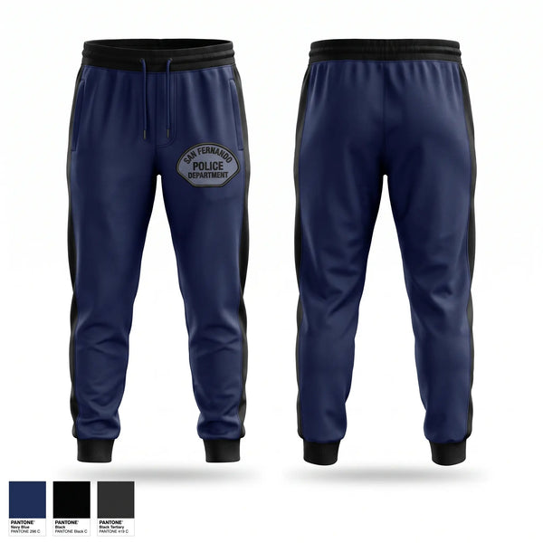 Sweatpants, San Fernando Police Department, Police, Teamtime, Team time, sublimation, custom sports apparel, team uniforms, spirit wear, spiritwear, sports uniforms, custom shirts, team store, custom team store, fundraiser sports, apparel fundraiser