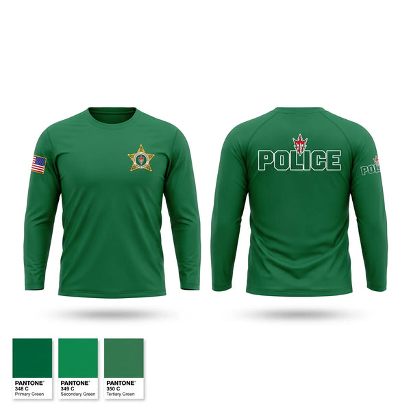 Long Sleeve Performance Shirt, MVSU CAMPUS POLICE, Police, Teamtime, Team time, sublimation, custom sports apparel, team uniforms, spirit wear, spiritwear, sports uniforms, custom shirts, team store, custom team store, fundraiser sports, apparel fundraiser