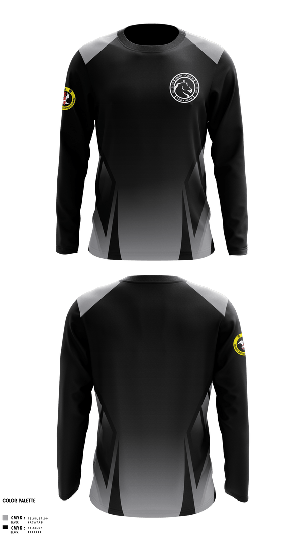 Long Sleeve Performance Shirt, TEKKIKAN, , Teamtime, Team time, sublimation, custom sports apparel, team uniforms, spirit wear, spiritwear, sports uniforms, custom shirts, team store, custom team store, fundraiser sports, apparel fundraiser