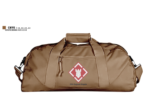 Duffle Bag, 20th Engineer Brigade, , Teamtime, Team time, sublimation, custom sports apparel, team uniforms, spirit wear, spiritwear, sports uniforms, custom shirts, team store, custom team store, fundraiser sports, apparel fundraiser