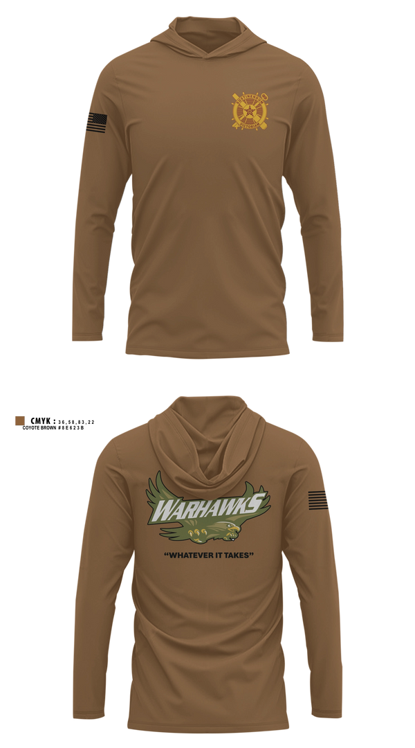 Long Sleeve hooded sunshirt, 250th FSC, Army, Teamtime, Team time, sublimation, custom sports apparel, team uniforms, spirit wear, spiritwear, sports uniforms, custom shirts, team store, custom team store, fundraiser sports, apparel fundraiser