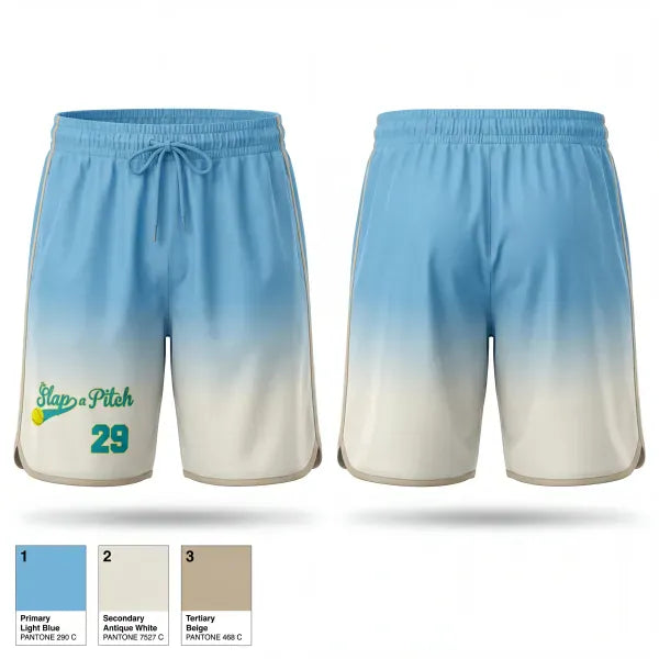 Athletic Shorts With Pockets, Slap A Pitch, Softball, Teamtime, Team time, sublimation, custom sports apparel, team uniforms, spirit wear, spiritwear, sports uniforms, custom shirts, team store, custom team store, fundraiser sports, apparel fundraiser