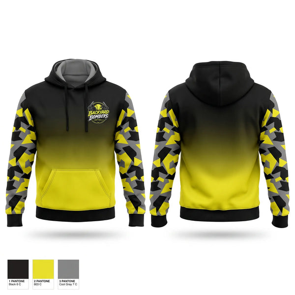 Hoodie, Backyard Bombers, Softball, Teamtime, Team time, sublimation, custom sports apparel, team uniforms, spirit wear, spiritwear, sports uniforms, custom shirts, team store, custom team store, fundraiser sports, apparel fundraiser