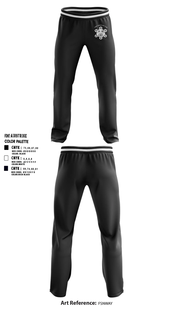 Sweatpants, Taino Wrestling Club, Wrestling, Teamtime, Team time, sublimation, custom sports apparel, team uniforms, spirit wear, spiritwear, sports uniforms, custom shirts, team store, custom team store, fundraiser sports, apparel fundraiser