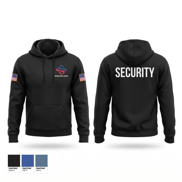 Hoodie, Sahara Global Security, Fire Department, Teamtime, Team time, sublimation, custom sports apparel, team uniforms, spirit wear, spiritwear, sports uniforms, custom shirts, team store, custom team store, fundraiser sports, apparel fundraiser