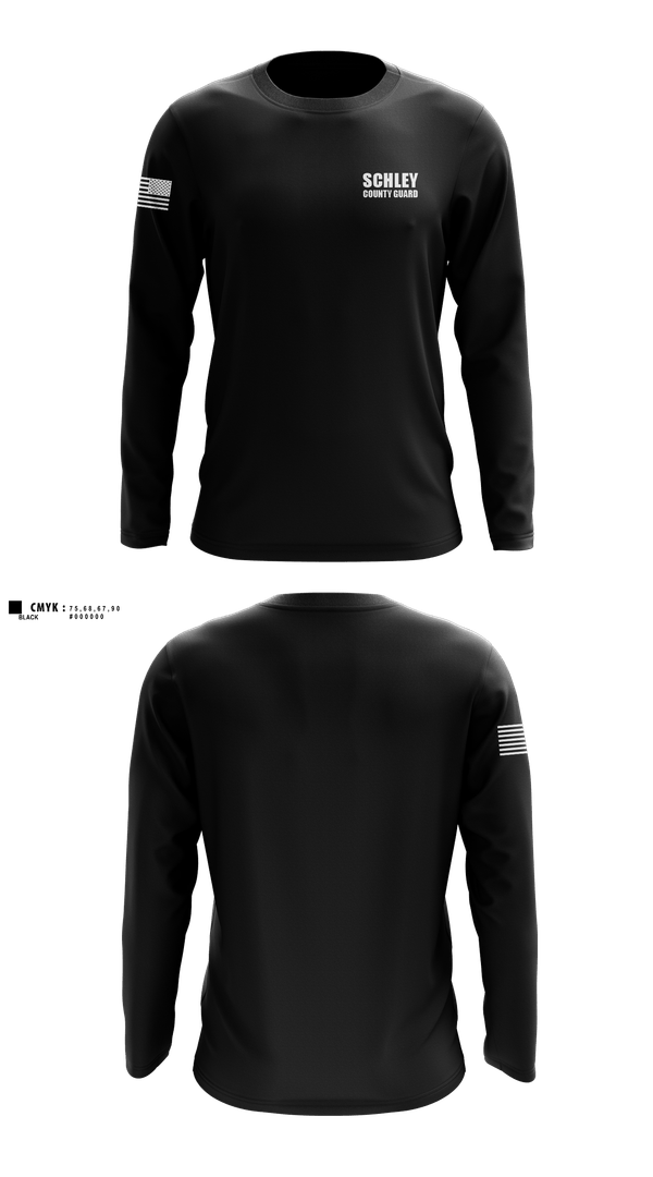 Long Sleeve Performance Shirt, Schley county guard, , Teamtime, Team time, sublimation, custom sports apparel, team uniforms, spirit wear, spiritwear, sports uniforms, custom shirts, team store, custom team store, fundraiser sports, apparel fundraiser