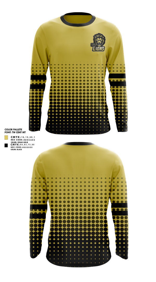 Long Sleeve Performance Shirt, Gt lions, , Teamtime, Team time, sublimation, custom sports apparel, team uniforms, spirit wear, spiritwear, sports uniforms, custom shirts, team store, custom team store, fundraiser sports, apparel fundraiser