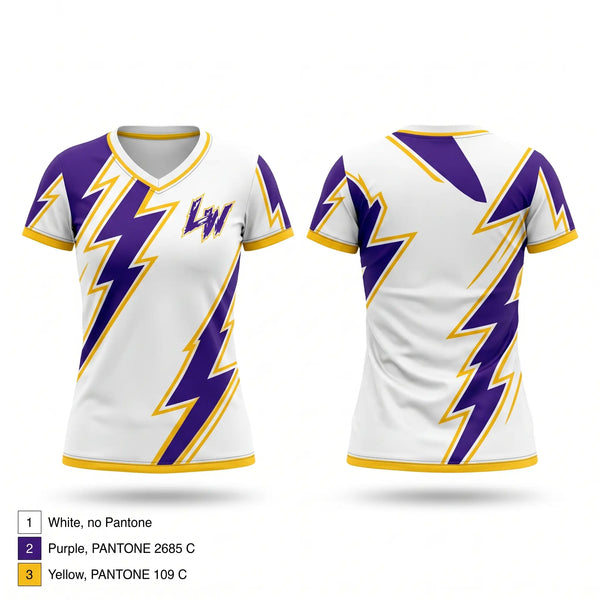 Womens Short Sleeve Vneck Shirt, Live wire, Softball, Teamtime, Team time, sublimation, custom sports apparel, team uniforms, spirit wear, spiritwear, sports uniforms, custom shirts, team store, custom team store, fundraiser sports, apparel fundraiser