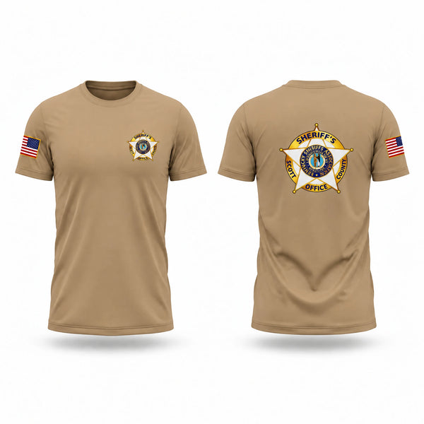 Short Sleeve Performance Shirt, Scott County Sheriff's Office, Police, Teamtime, Team time, sublimation, custom sports apparel, team uniforms, spirit wear, spiritwear, sports uniforms, custom shirts, team store, custom team store, fundraiser sports, apparel fundraiser