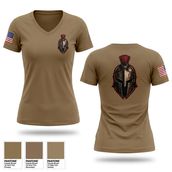 Womens Short Sleeve Vneck Shirt, Gladiators, Army, Teamtime, Team time, sublimation, custom sports apparel, team uniforms, spirit wear, spiritwear, sports uniforms, custom shirts, team store, custom team store, fundraiser sports, apparel fundraiser