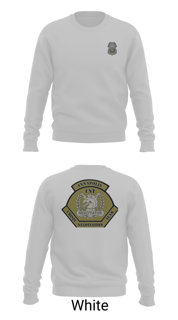 Crew Neck Sweatshirt, Annapolis Police Crisis Negotiation Team, Police, Teamtime, Team time, sublimation, custom sports apparel, team uniforms, spirit wear, spiritwear, sports uniforms, custom shirts, team store, custom team store, fundraiser sports, apparel fundraiser