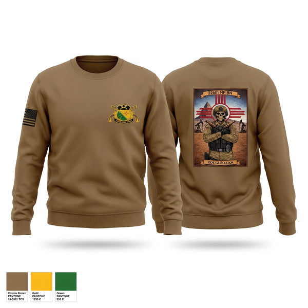 Crew Neck Sweatshirt, HHD 226TH MP BN, Army, Teamtime, Team time, sublimation, custom sports apparel, team uniforms, spirit wear, spiritwear, sports uniforms, custom shirts, team store, custom team store, fundraiser sports, apparel fundraiser