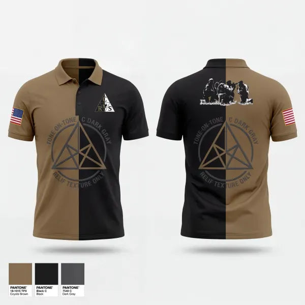 Short Sleeve Performance Polo, 5th Combat Readiness School, Air Force, Teamtime, Team time, sublimation, custom sports apparel, team uniforms, spirit wear, spiritwear, sports uniforms, custom shirts, team store, custom team store, fundraiser sports, apparel fundraiser