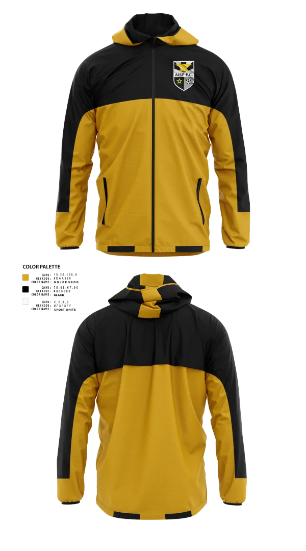 Windbreaker, AISP F.C., Men's Soccer, Teamtime, Team time, sublimation, custom sports apparel, team uniforms, spirit wear, spiritwear, sports uniforms, custom shirts, team store, custom team store, fundraiser sports, apparel fundraiser