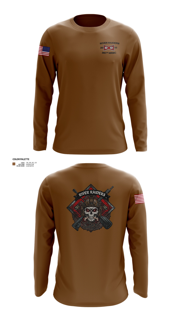 Long Sleeve Performance Shirt, 361st MRB, Army, Teamtime, Team time, sublimation, custom sports apparel, team uniforms, spirit wear, spiritwear, sports uniforms, custom shirts, team store, custom team store, fundraiser sports, apparel fundraiser