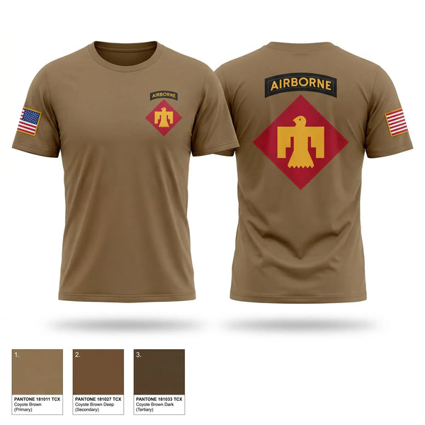 Old School Cotton Feel Shirt, 2-134 infantry, National Guard, Teamtime, Team time, sublimation, custom sports apparel, team uniforms, spirit wear, spiritwear, sports uniforms, custom shirts, team store, custom team store, fundraiser sports, apparel fundraiser