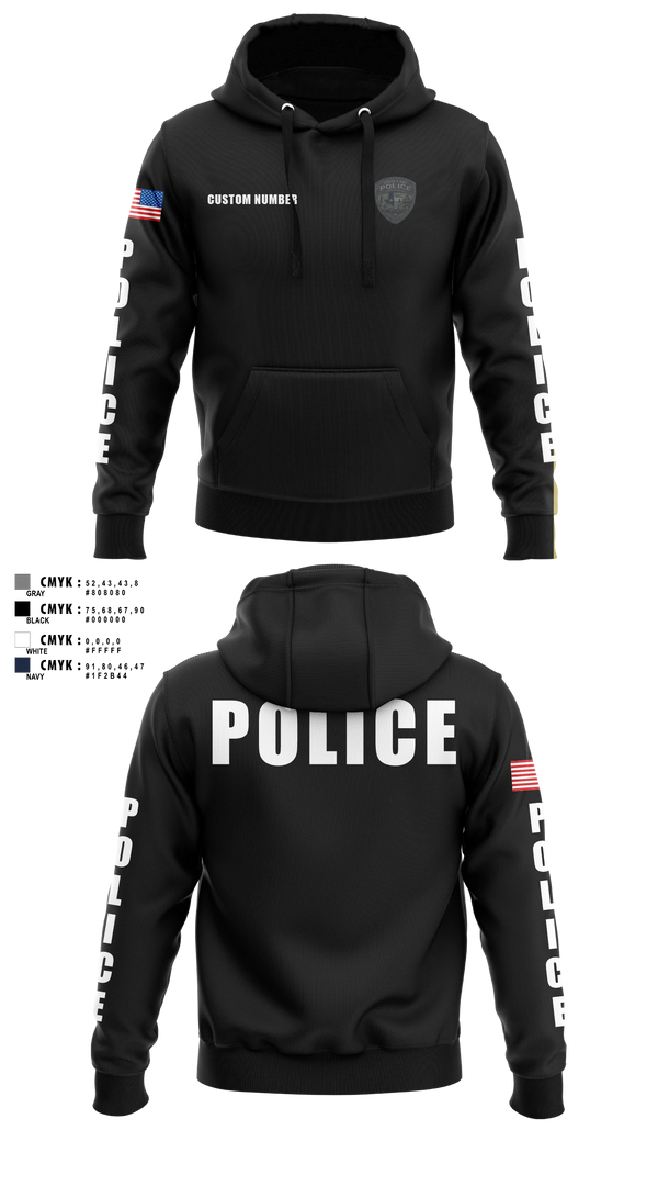 Hoodie, Sour Lake Police Department, Police, Teamtime, Team time, sublimation, custom sports apparel, team uniforms, spirit wear, spiritwear, sports uniforms, custom shirts, team store, custom team store, fundraiser sports, apparel fundraiser
