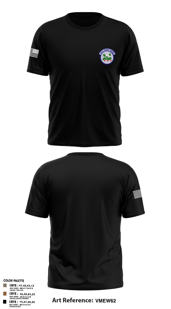 Short Sleeve Performance Shirt, 151st Army Band, , Teamtime, Team time, sublimation, custom sports apparel, team uniforms, spirit wear, spiritwear, sports uniforms, custom shirts, team store, custom team store, fundraiser sports, apparel fundraiser