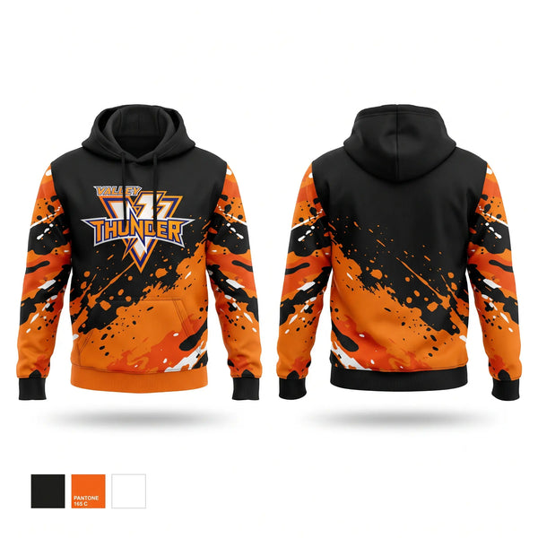 Hoodie, Valley Thunder, Ice Hockey, Teamtime, Team time, sublimation, custom sports apparel, team uniforms, spirit wear, spiritwear, sports uniforms, custom shirts, team store, custom team store, fundraiser sports, apparel fundraiser